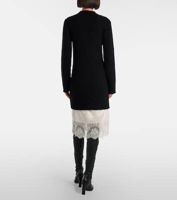 Willow wool-blend sweater dress | Staud