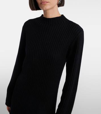Willow wool-blend sweater dress | Staud