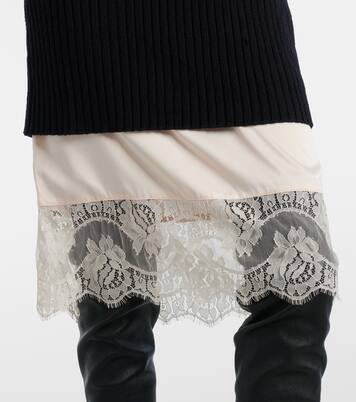 Willow wool-blend sweater dress | Staud