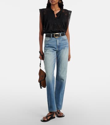 Jeans rectos London con efecto desgastado | Slvrlake