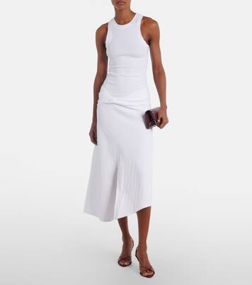 코튼 블렌드 탱크 탑 | Victoria Beckham