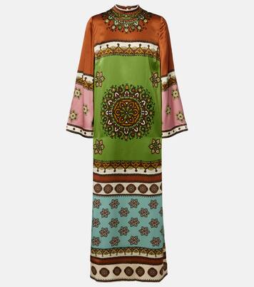 Maxikleid Contina aus Seide | Alémais