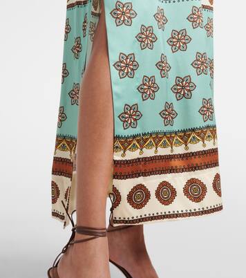 Maxikleid Contina aus Seide | Alémais