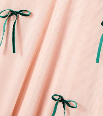 Bow-detail tulle dress | Oséree Kids