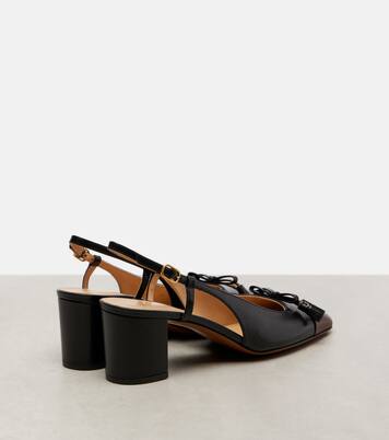 Valet Du Roi leather slingback pumps | Valentino Garavani
