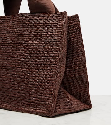 Loretta raffia tote bag | The Row