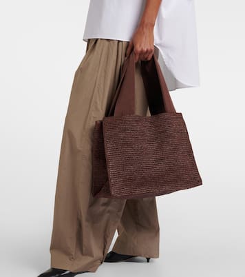 Loretta raffia tote bag | The Row