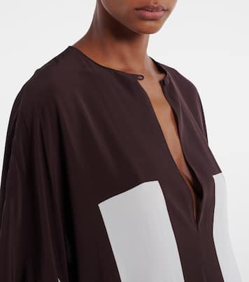 Striped kaftan | Adriana Degreas