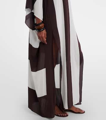 Striped kaftan | Adriana Degreas