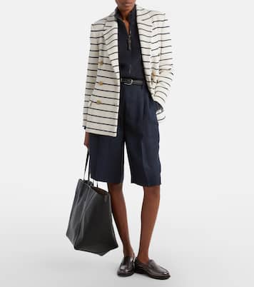 Monili twill Bermuda shorts | Brunello Cucinelli