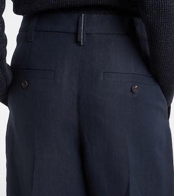 Monili twill Bermuda shorts | Brunello Cucinelli