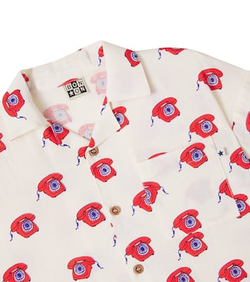 Printed cotton shirt | Bonton