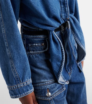 Pevera cropped denim shirt | Sportmax