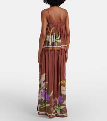 Alfie floral wide-leg pants | Alémais