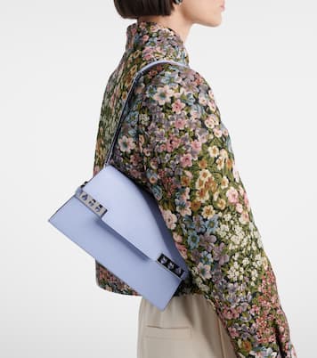 Tempête PM leather tote bag | Delvaux