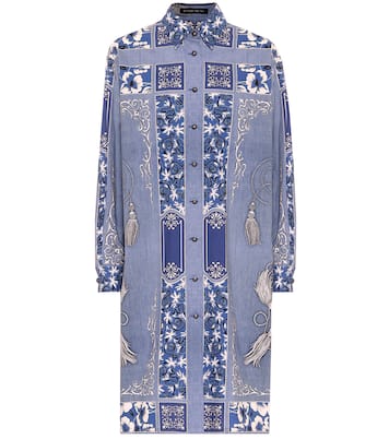 Printed cotton shirt dress | Etro