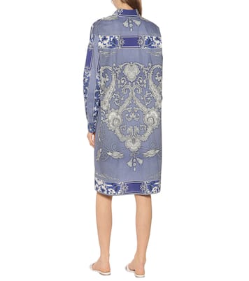 Printed cotton shirt dress | Etro