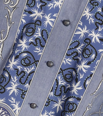 Printed cotton shirt dress | Etro