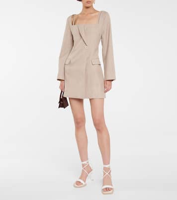 La Robe Maniu virgin wool minidress | Jacquemus
