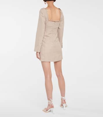 La Robe Maniu virgin wool minidress | Jacquemus