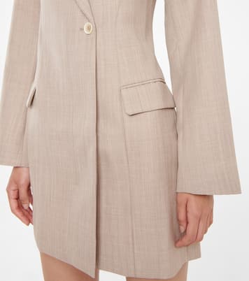 La Robe Maniu virgin wool minidress | Jacquemus