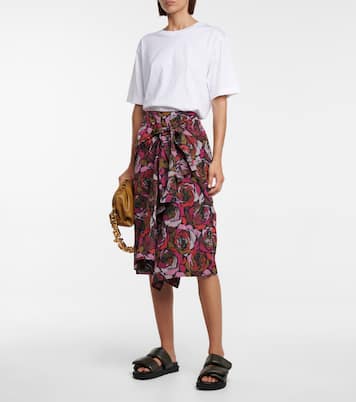 Floral midi skirt | Dries Van Noten