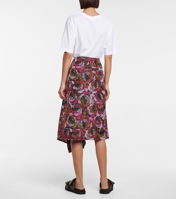 Floral midi skirt | Dries Van Noten