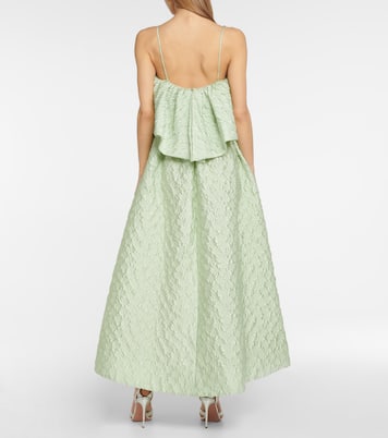 Midikleid aus Matelassé | Monique Lhuillier