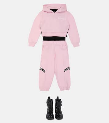 Felpa in cotone con cappuccio | Balmain Kids