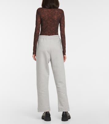 Cotton-blend sweatpants | Ganni