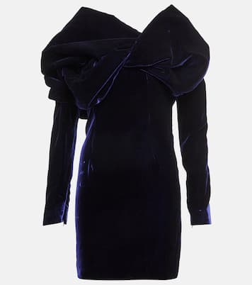 Ruched velvet minidress | Tom Ford