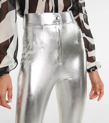 Leggings in latex a vita alta | Dolce&Gabbana