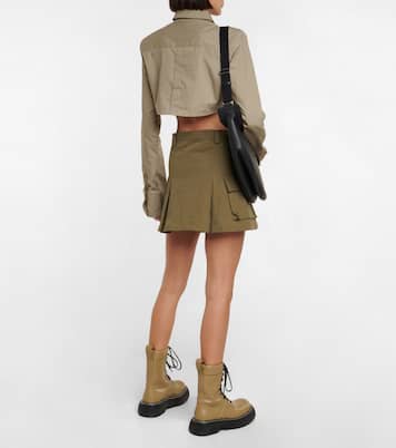 Camicia cropped Uma in popeline | The Frankie Shop