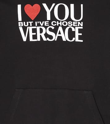 Hoodie aus Baumwoll-Jersey | Versace Kids