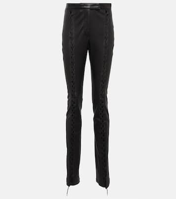 Hinge-seam leather pants | Dion Lee