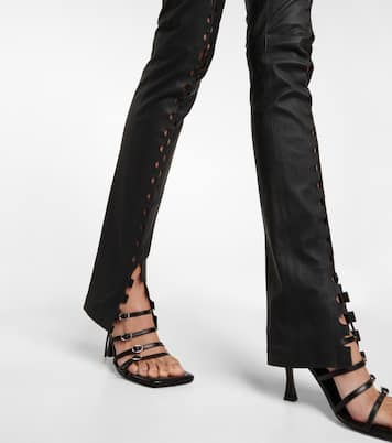 Hinge-seam leather pants | Dion Lee