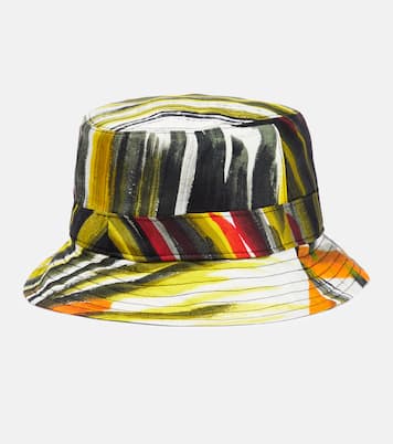 Cappello da pescatore in seta con stampa | Gabriela Hearst