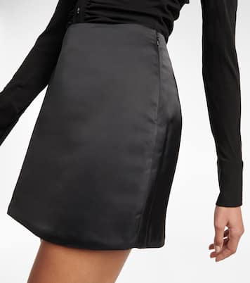 White Label Minirock aus Satin | Proenza Schouler