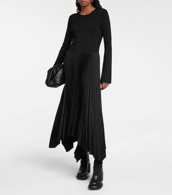 Deron asymmetric midi dress | Joseph