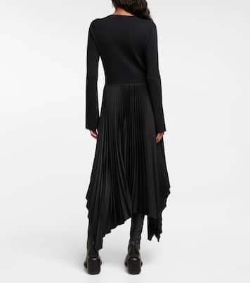 Deron asymmetric midi dress | Joseph