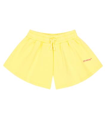 Shorts Helvetica Butterfly de algodón | Off-White Kids