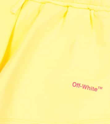 Shorts Helvetica Butterfly de algodón | Off-White Kids