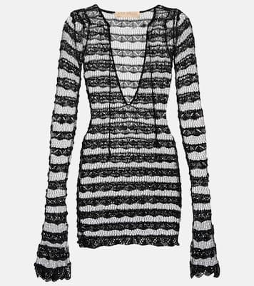 Miniabito in pizzo semitrasparente | Aya Muse