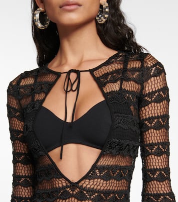 Miniabito in pizzo semitrasparente | Aya Muse