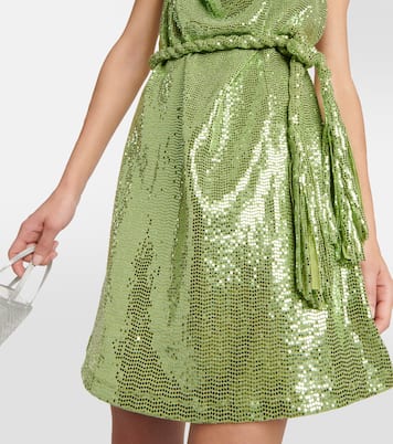Sequined halterneck minidress | Dodo Bar Or