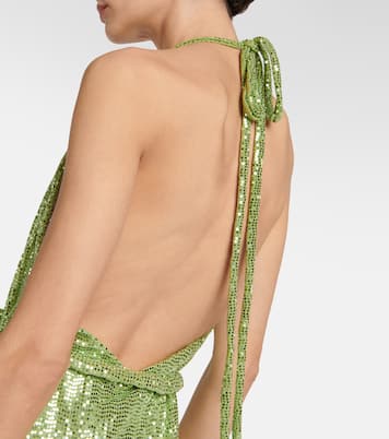 Sequined halterneck minidress | Dodo Bar Or