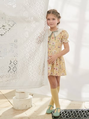 Robe Izara en coton à fleurs | La Coqueta