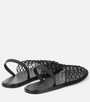 Woven slingback mules | The Row