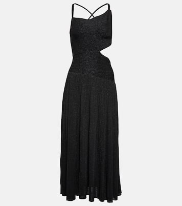 One-shoulder knit midi dress | Zimmermann