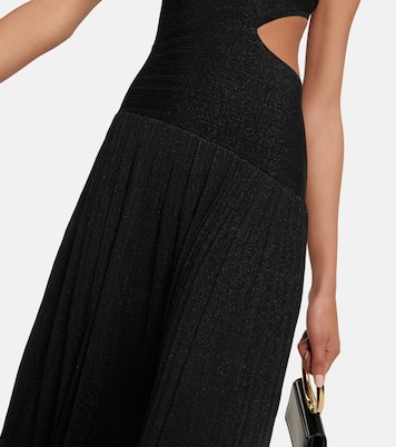 One-shoulder knit midi dress | Zimmermann